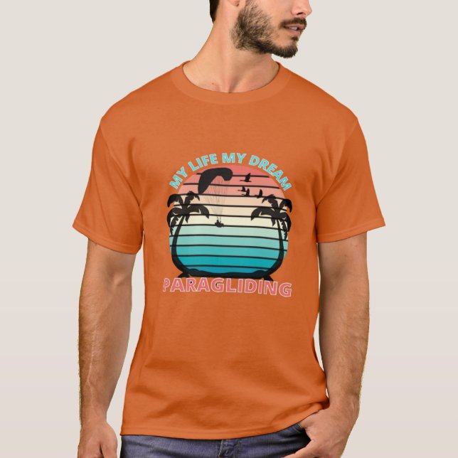 Paragliding T-shirt  (Framsida)