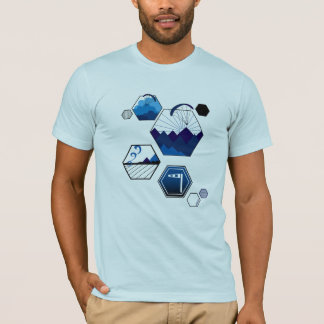 Paragliding Tessellating Inslag T Shirt