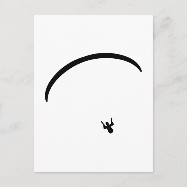 Paragliding Vykort (Framsida)