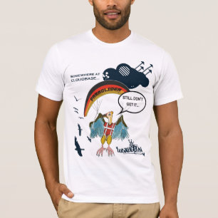 Paraglidinggamtecknad T-shirt