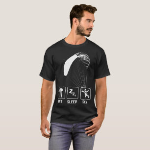 Paraglidingliv äter den klipska tshirten för sö tröja