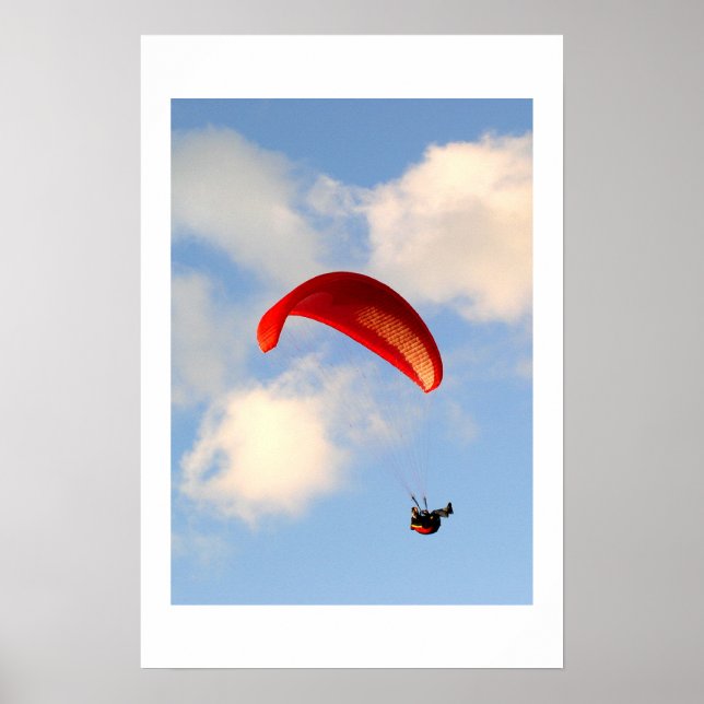 PARAGLIERING I JERSEY POSTER (Framsidan)