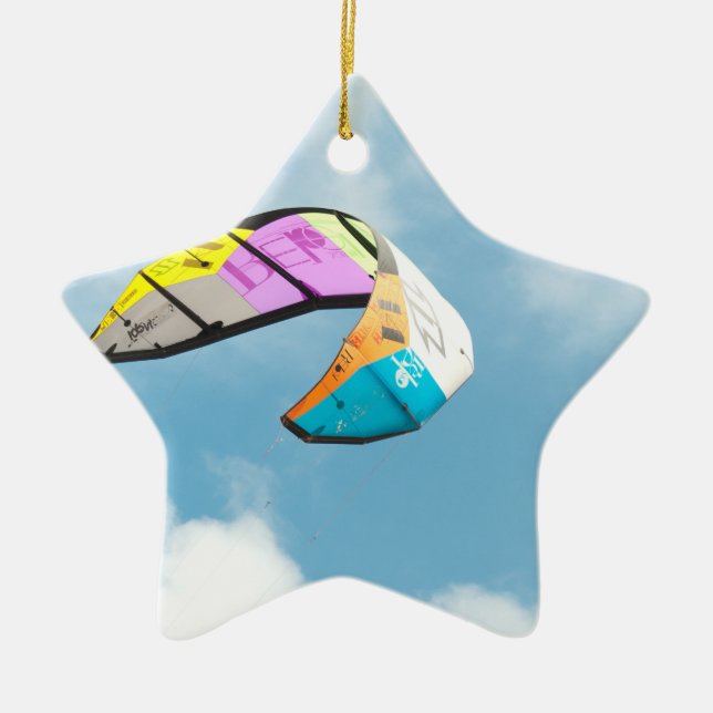 PARAGLIERING JULGRANSPRYDNAD KERAMIK (Framsidan)