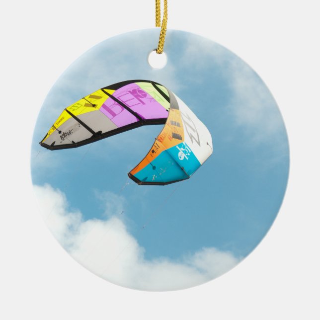 PARAGLIERING JULGRANSPRYDNAD KERAMIK (Framsidan)