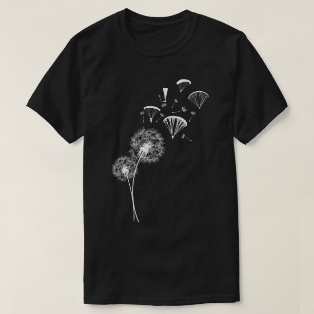 Paragliment paraglider dandelion-presentpilot 4 t shirt (Design framsida)