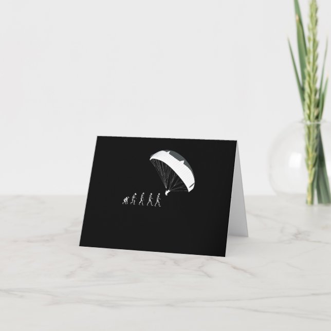 Paraglisering av Fallskärm-uppblåsningsutveckling Kort (Framsida)