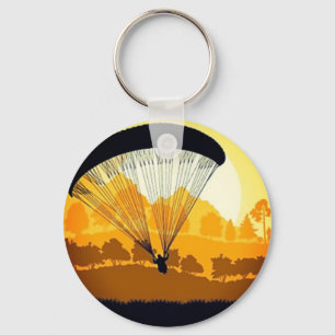Paragliseringsgult Nyckelring