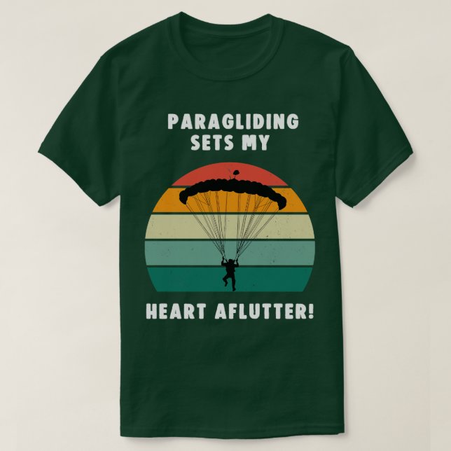 Paragliseringsskjorta T Shirt (Design framsida)