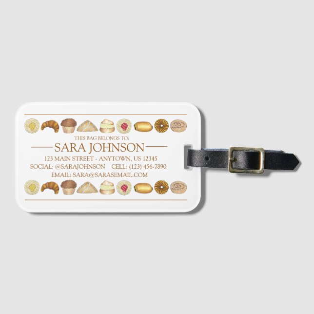 Paragraf Tray Croissant Danish Muffin Baked Goods Bagagebricka (Framsida horisontal)