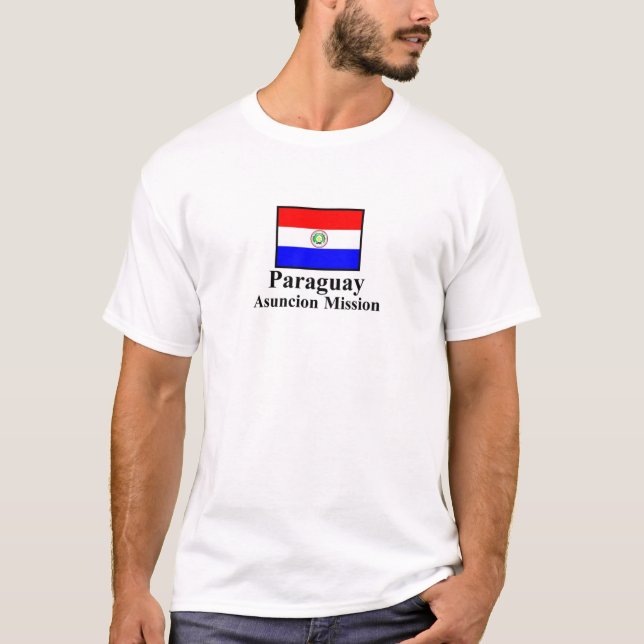 Paraguay Asuncion beskickningT-tröja Tee Shirt (Framsida)