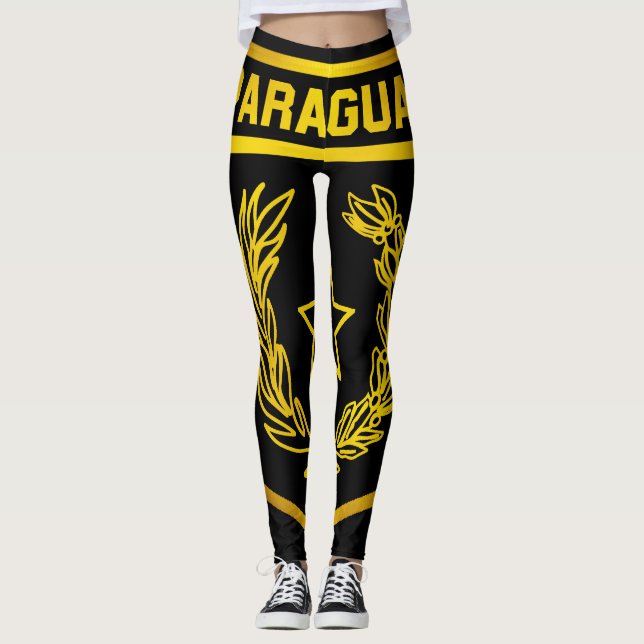 Paraguay Emblem Leggings (Framsida)