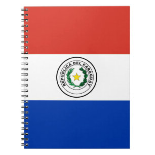 Paraguay flagga anteckningsbok