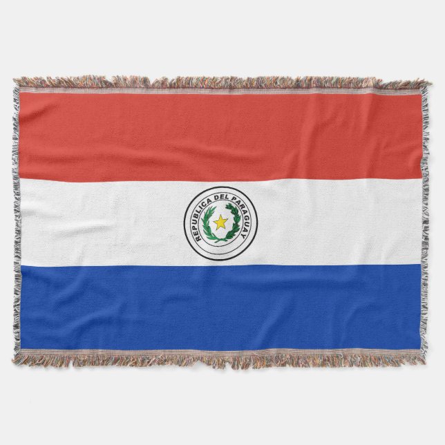 Paraguay flagga filt (Framsidan)