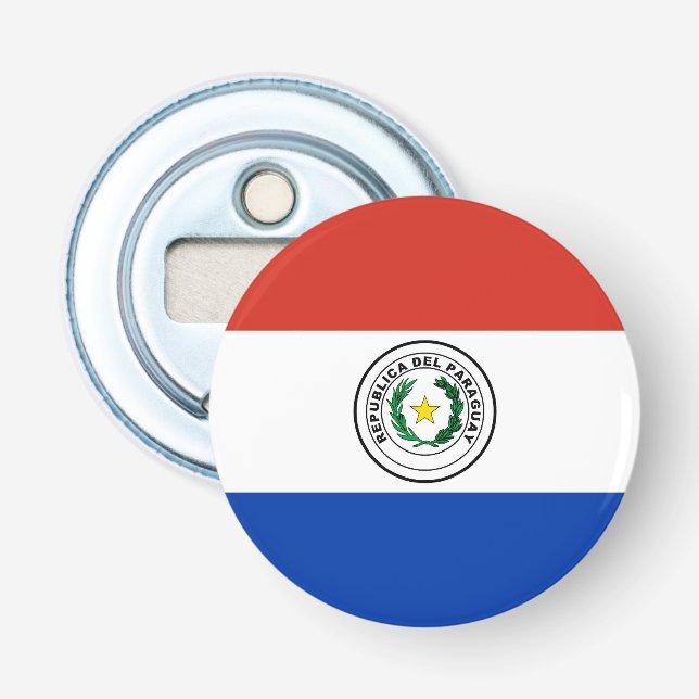 Paraguay flagga flasköppnare (Framsidan)