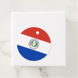 Paraguay flagga gåvor etiketter