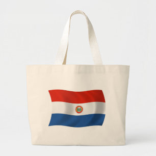 Paraguay Flagga Handväskor Jumbo Tygkasse