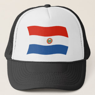 Paraguay Flagga Hatt Truckerkeps