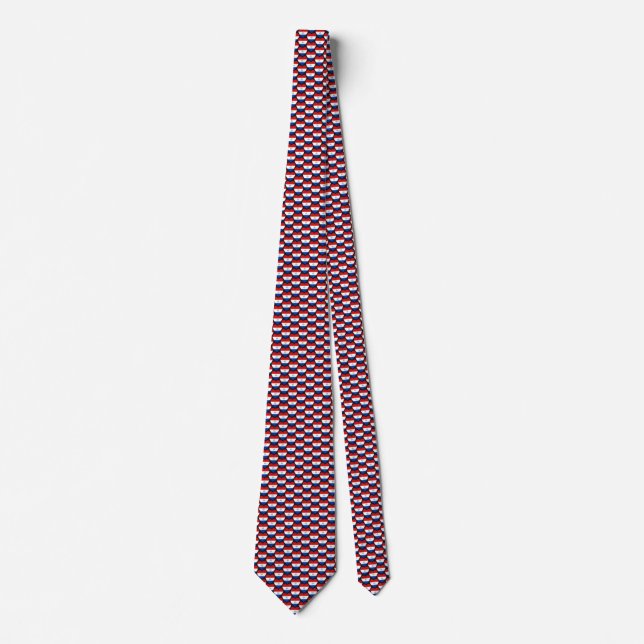 Paraguay Flagga Hearts Tie Slips (Framsida)