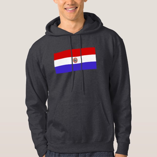 Paraguay flagga hoodie (Framsida)
