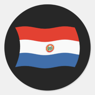 Paraguay Flagga Klistermärke