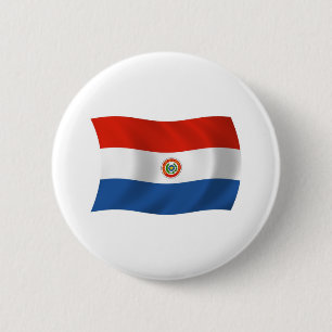 Paraguay Flagga Knapp