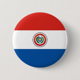 Paraguay flagga knapp