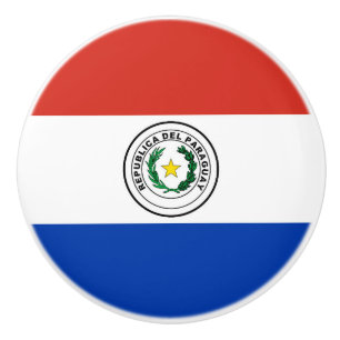 Paraguay flagga knopp
