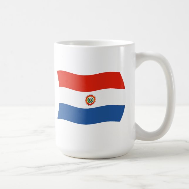 Paraguay Flagga Kopp (Höger)