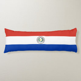 Paraguay flagga kroppskudde