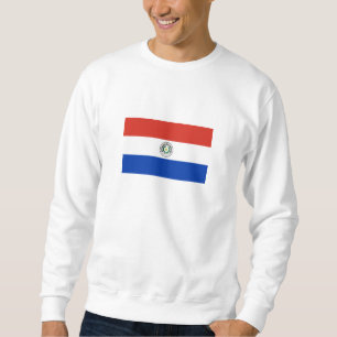 Paraguay Flagga Lång Ärmad Tröja