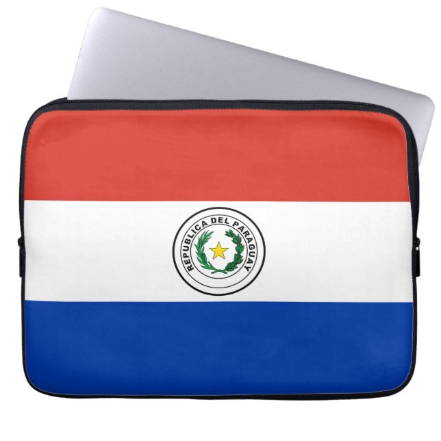 Paraguay flagga laptop fodral (Framsidan)