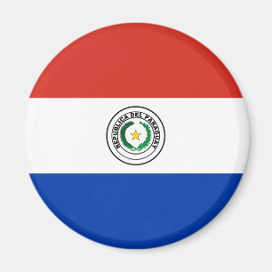 Paraguay Flagga Magnet
