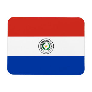Paraguay Flagga Magnet