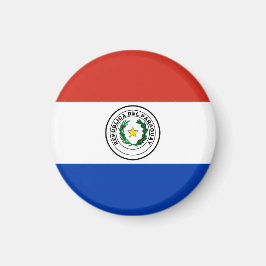 Paraguay flagga magnet