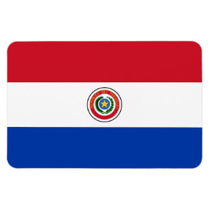 Paraguay Flagga Magnet