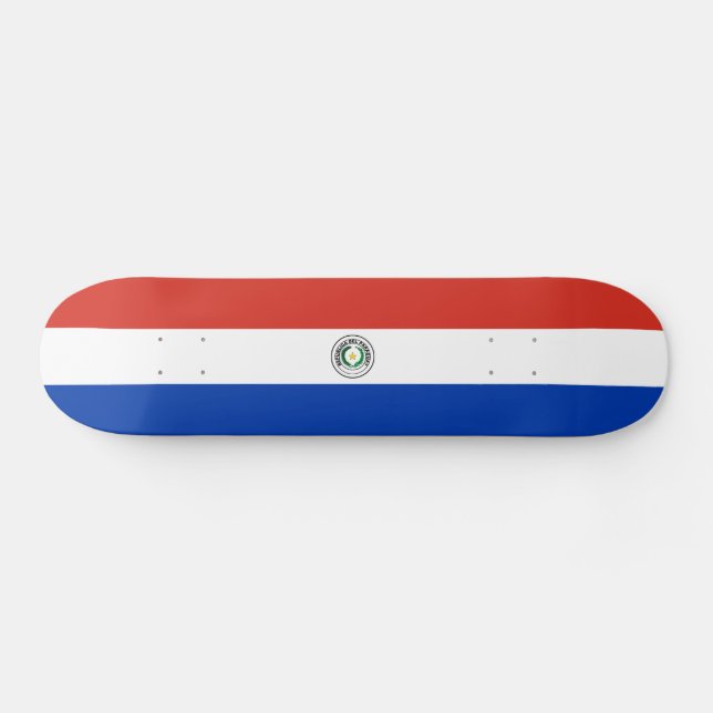 Paraguay Flagga Mini Skateboard Bräda 18,5 Cm (Horz)