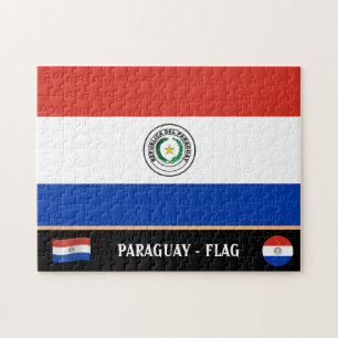 Paraguay Flagga & Paraguay land / Paraguay Pussel