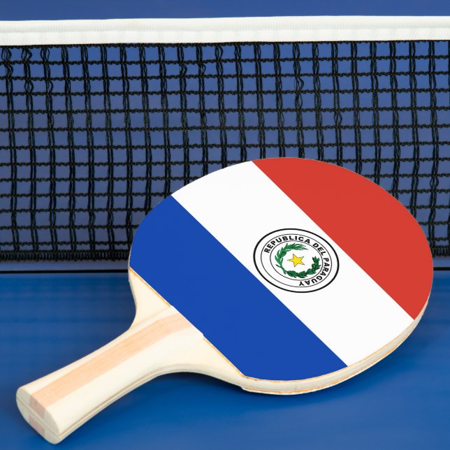 Paraguay flagga pingisracket (Insitu)