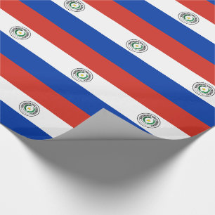 Paraguay Flagga Presentpapper