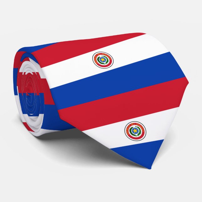 Paraguay flagga slips (Rullad)