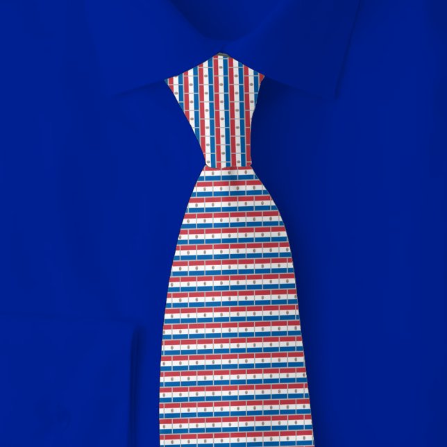 Paraguay Flagga Tegel Mönster Slips (Skapare uppladdad)