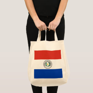 Paraguay flagga tygkasse
