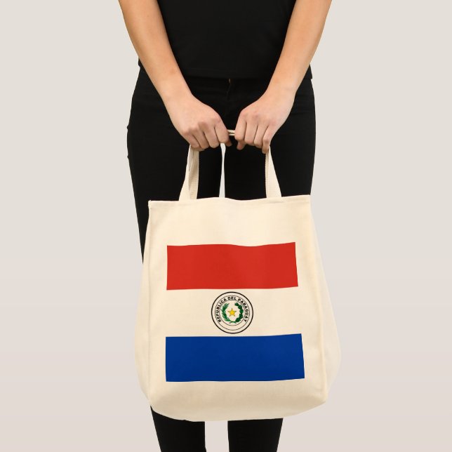 Paraguay flagga tygkasse (Framsida (produkt))