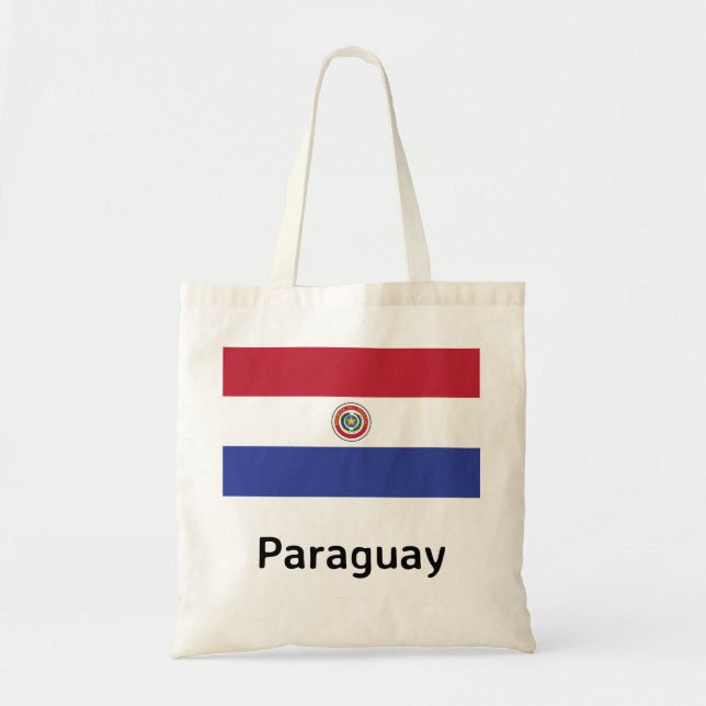 Paraguay Flagga Tygkasse (Framsidan)
