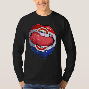 Paraguay Fläkt Flagga Mouth Ocer Paraguayan T Shirt