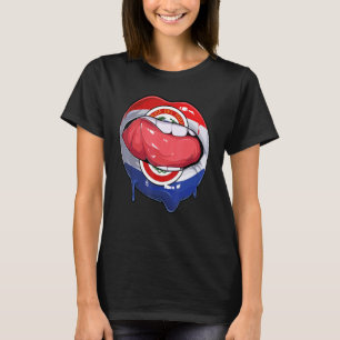 Paraguay Fläkt Flagga Mouth Ocer Paraguayan T Shirt