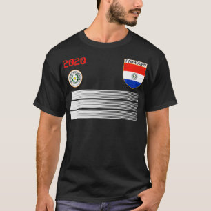 Paraguay Football Jersey 2020 Paraguay Soc Prem T Shirt
