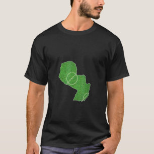 Paraguay fotbollsplan t shirt