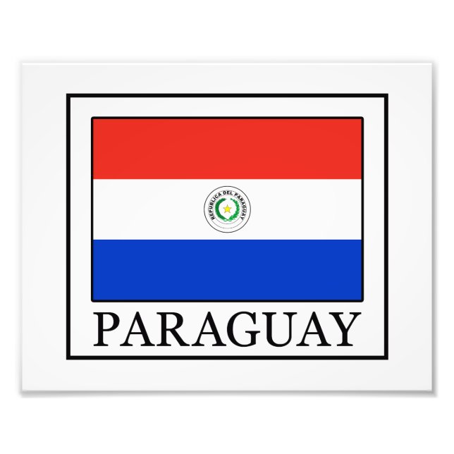 Paraguay Fototryck (Framsidan)