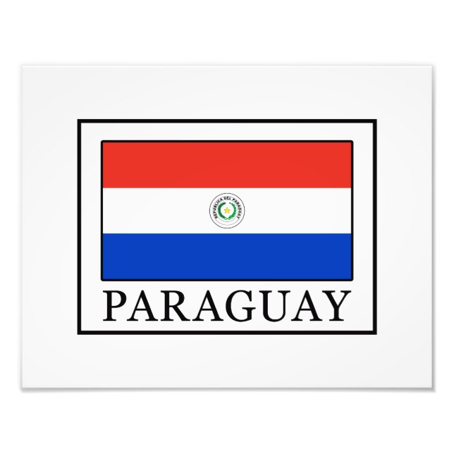 Paraguay Fototryck (Framsidan)